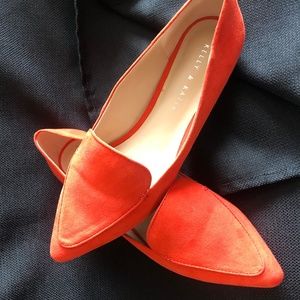 Flats-Coral sueded 🍑🧡